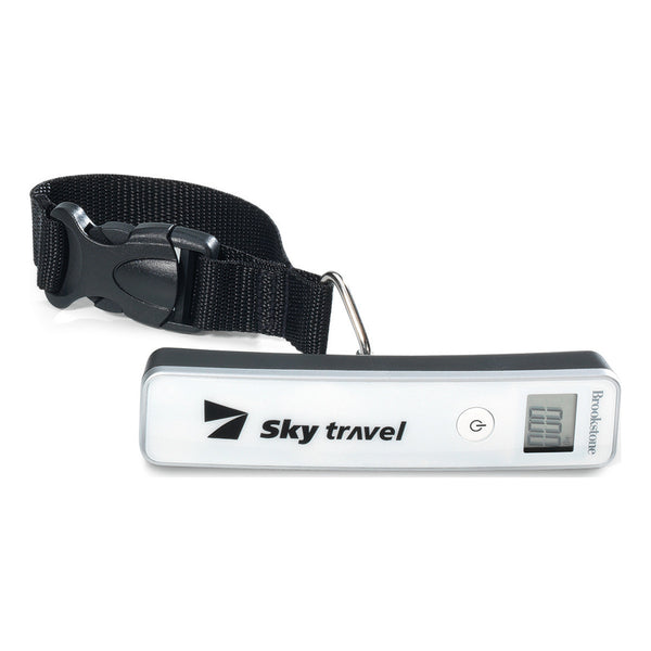 Brookstone White Digital Luggage Scale