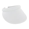 Kate Lord White Clip-On-Solid Visor