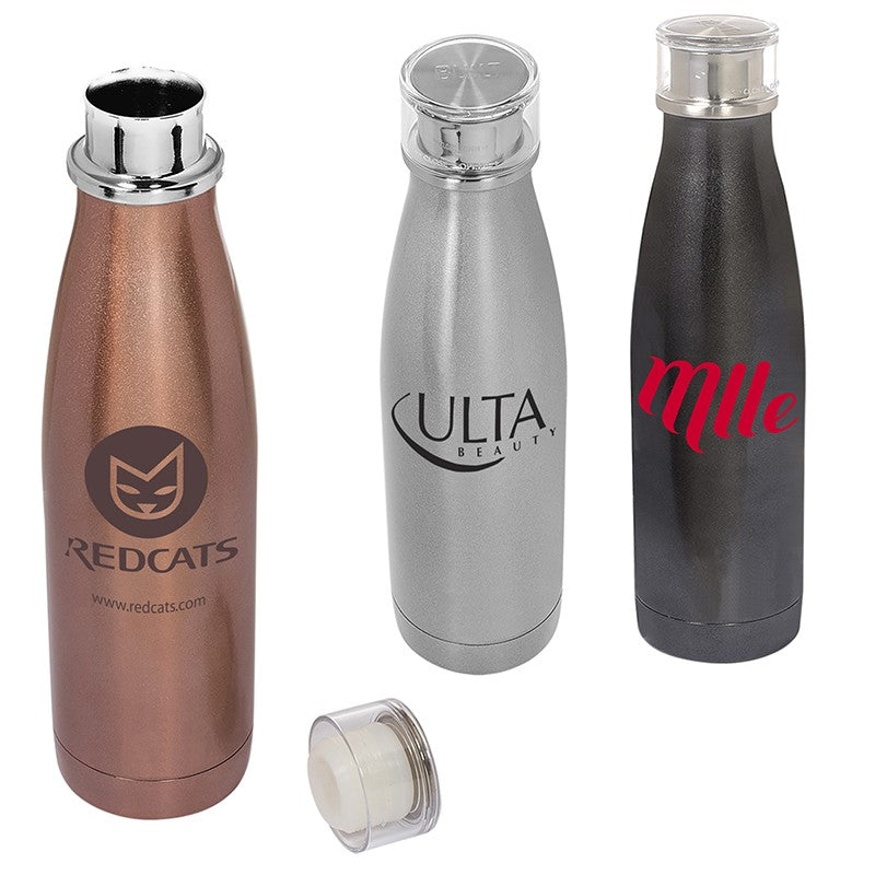 Built Silver 17 oz. Perfect Seal Vacuum Insulated Bottle