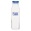 H2Go Blue Vibe Glass Bottle 22 oz