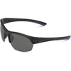 Under Armour Women's Black/Violet UA Marbella Sunglasses with Gray Lens