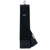 Nike Black Face/Club Tri-Fold Towel