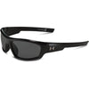 Under Armour Black UA Power Sunglasses with Gray Lens