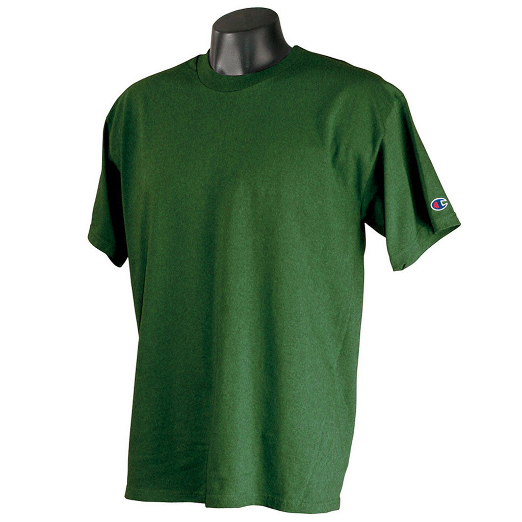 Champion Men's Dark Green T-Shirt
